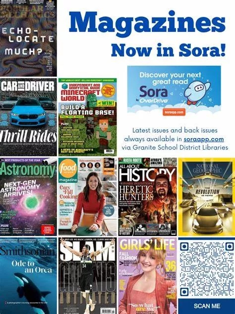 Magazine in Sora Cover